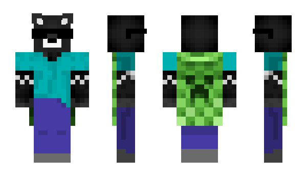 Minecraft скин по нику Greenji