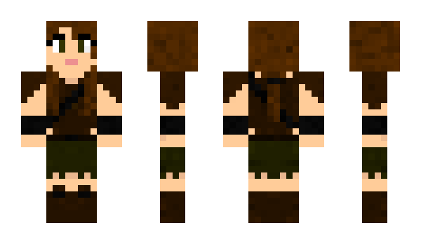 Minecraft skin EVGirl