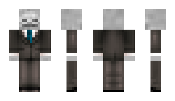 Minecraft skin skullface