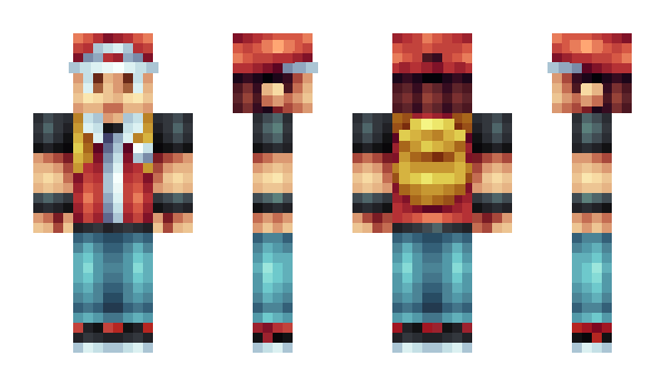 Trainer Red Minecraft Skin