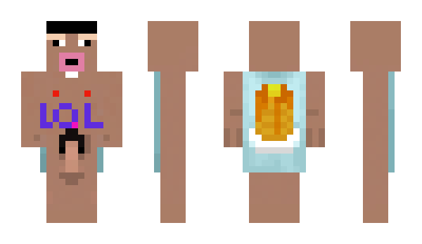 Minecraft скин по нику LogOutMeanUGay