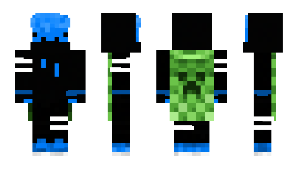 Minecraft skin EleverBlue