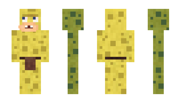 Minecraft skin greenfn4