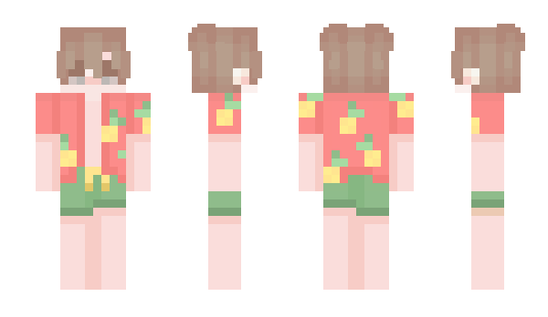 Minecraft skin FlamingoBasket