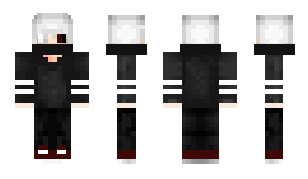 Minecraft скин по нику JustKaneki