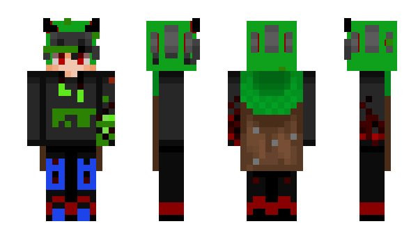 Minecraft skin Peekton
