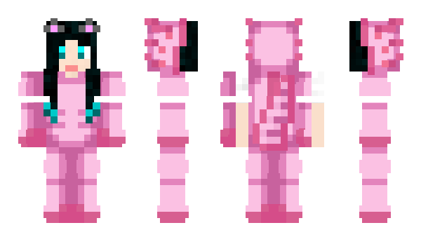 Minecraft skin Kittyhellcat