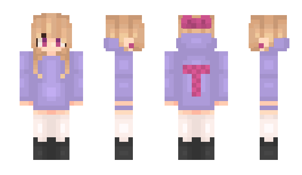 Minecraft skin FeensTV