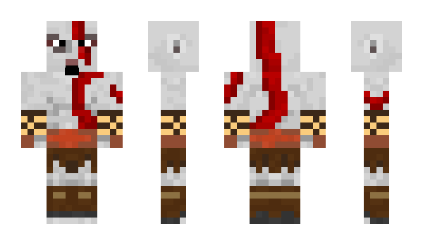 Minecraft skin Kratos26