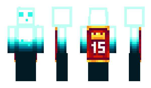 Minecraft skin FrostyTheSlime