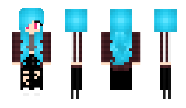 Minecraft skin WinterOC