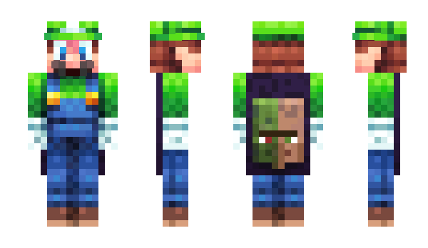 Minecraft скін по ніку Luigi53