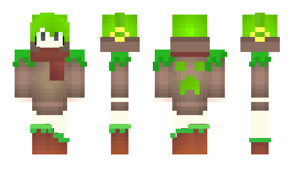 Minecraft skin BoyGrass