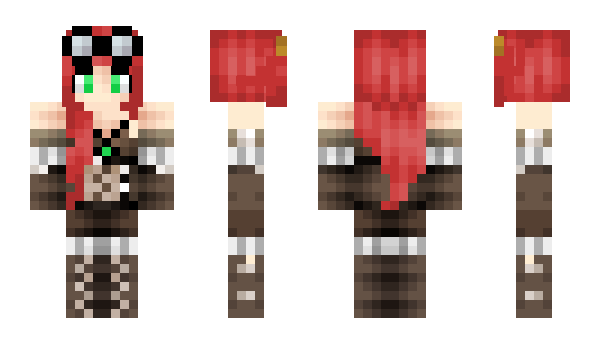 Minecraft skin ScarletGirl_