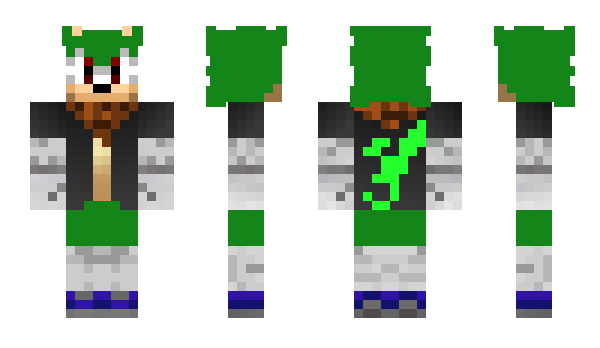Minecraft skin SonicVerde