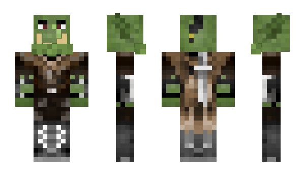 Minecraft skin BlackOrc