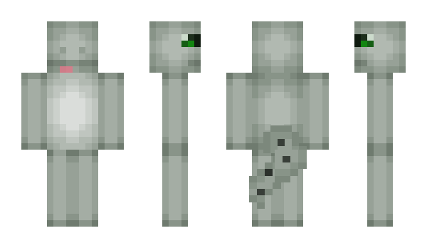 Minecraft skin SilverGecko