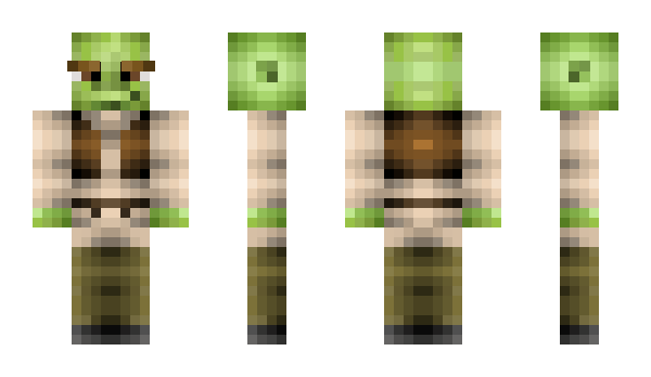 Minecraft skin ShrekTheOgre