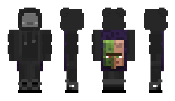 Minecraft skin handbill