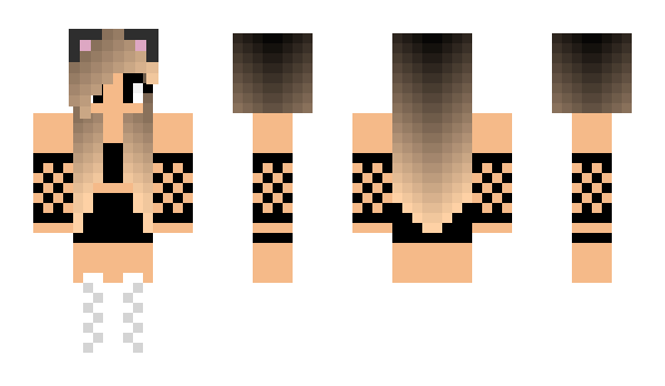 Minecraft skin Zapgirl7890