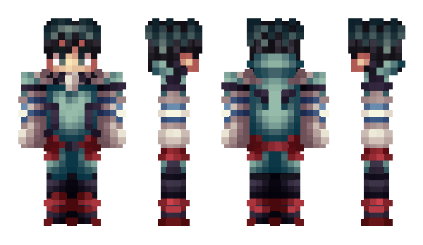 Minecraft skin Izuku_Midorya