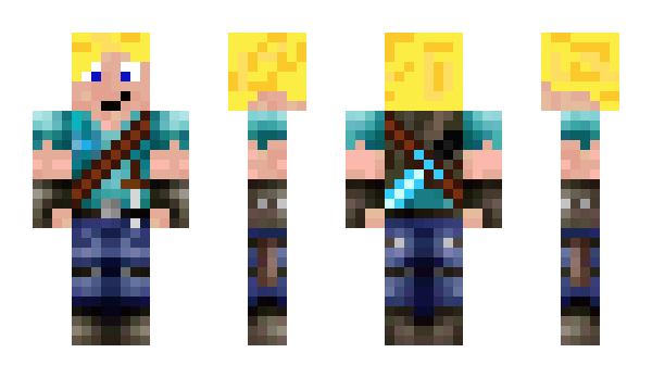 Minecraft skin lucky36