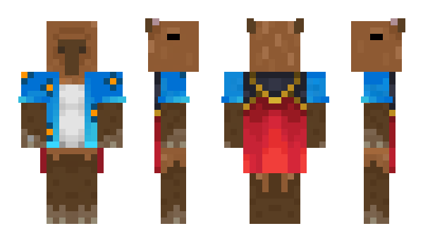 Minecraft skin ikhouvanpaarden