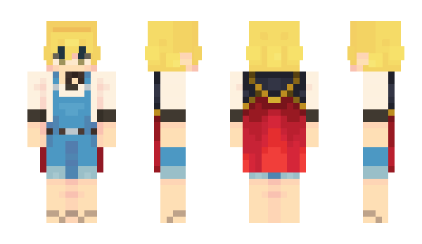 Minecraft skin Kubinu