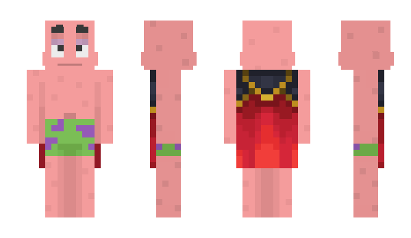 Minecraft скин по нику PatrickBooo