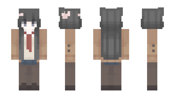 Minecraft skin AurasFemboy