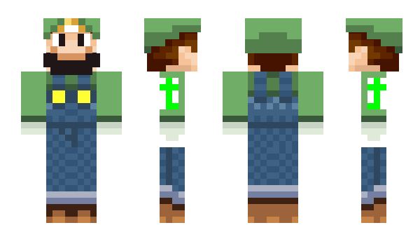 Minecraft skin SirLuigi