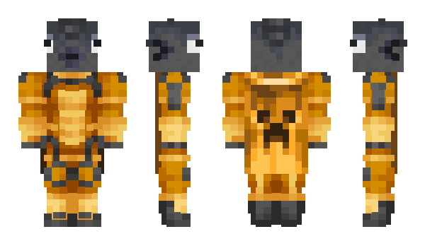 Minecraft skin metallicfish