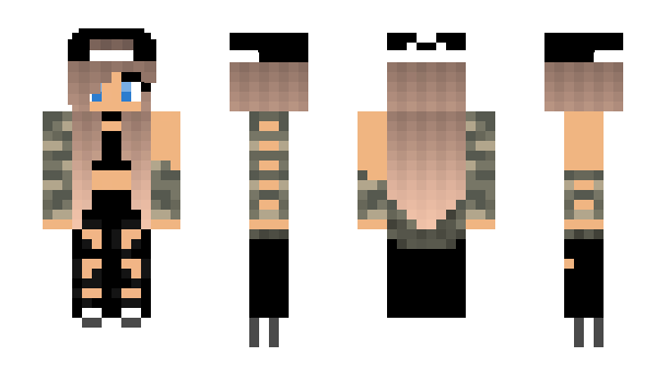 Minecraft скин по нику Odona