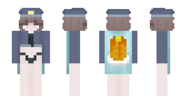 Minecraft skin BLOCKBIKINI