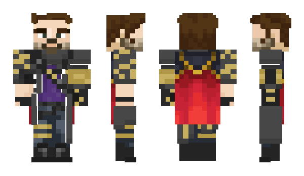 Minecraft skin ArtoriusFalco