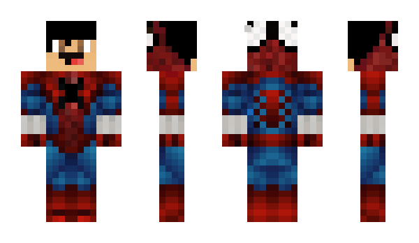 Minecraft скин по нику SpidermanPrime