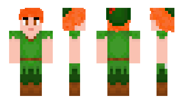 Minecraft skin Peter_Pan_