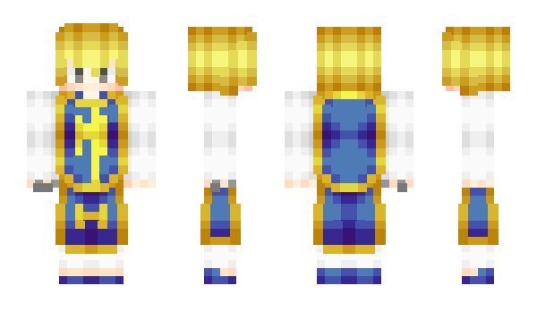 Minecraft скін по ніку KurapikaHxH