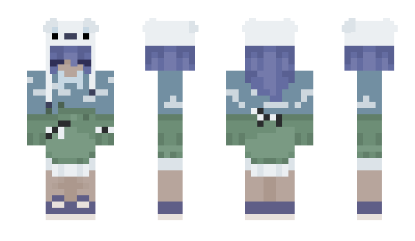 Minecraft skin BlueAstronaut