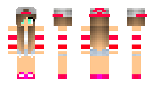 Minecraft skin op_girl