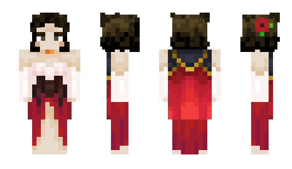 Minecraft skin Xhana