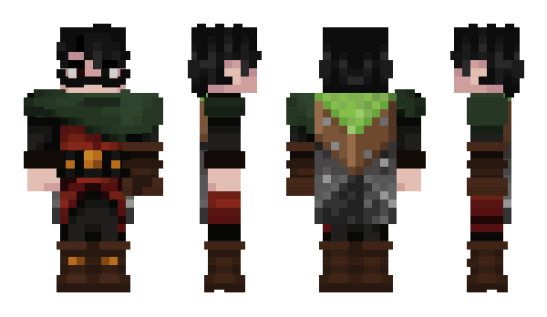 Minecraft skin Evodent