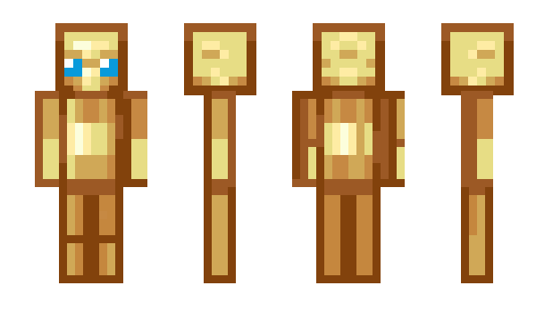 Minecraft skin Goldfor