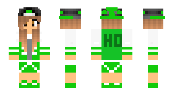 Minecraft skin CameliaHD