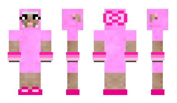 Minecraft skin PhyschoGirl