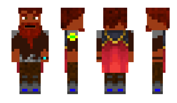 Minecraft skin Zoro_X