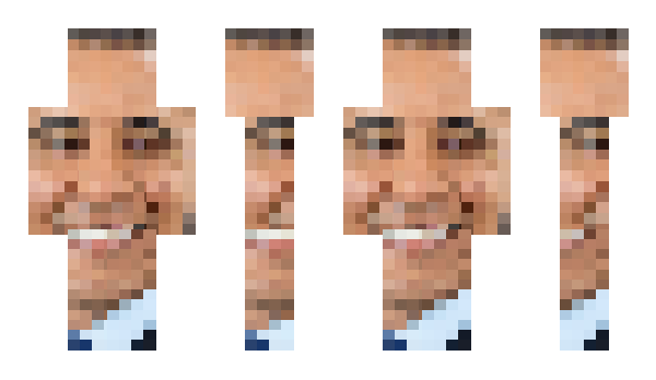 Minecraft skin BarackObarma