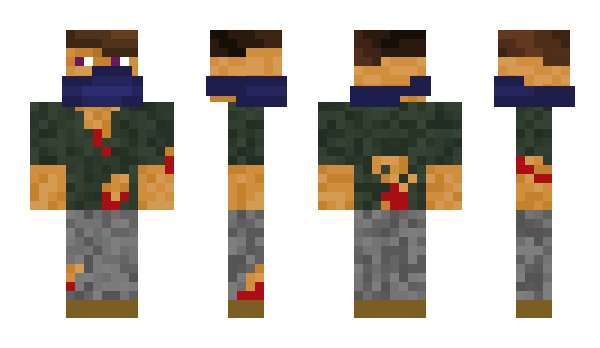 Minecraft skin manoid