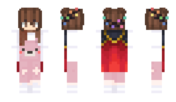 Minecraft skin Pinnkey