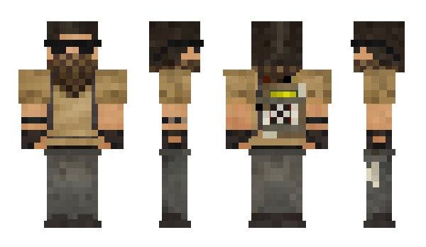 Minecraft skin GetB4nned